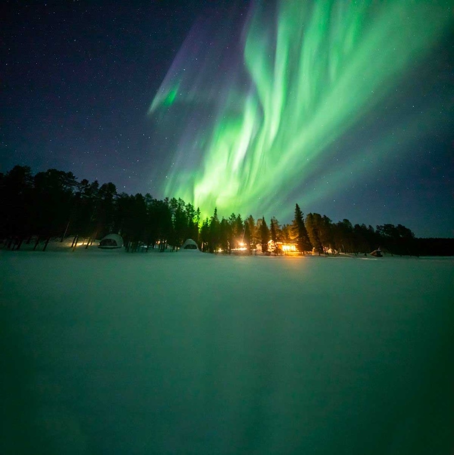 Aurora in Ladakh, India. This momentous event thrilled scientists and sky enthusiasts.